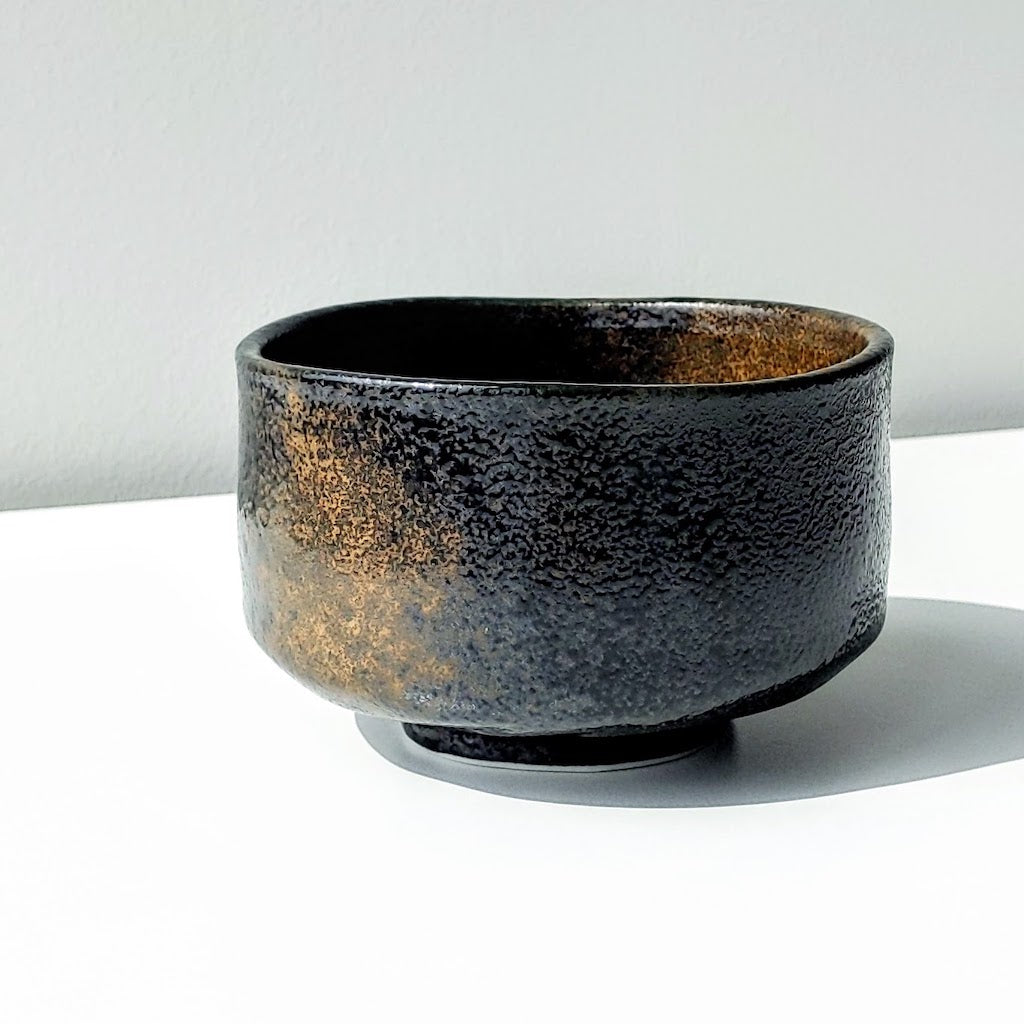 Black & Bronze Chawan